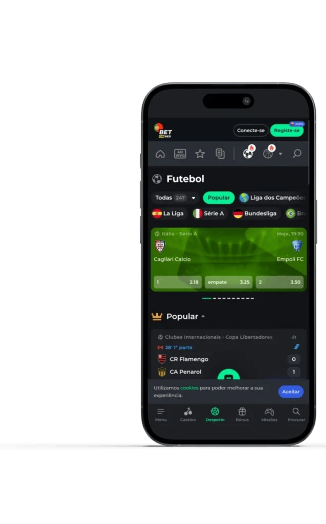 BetOnRed futebol